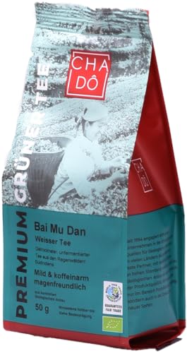 Premium Bai Mu Dan WFTO 12 x 50 gr von Cha Dô