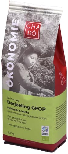 'öko' Darjeeling Grüntee WFTO 12 x 200 gr von Cha Dô