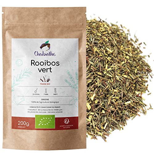 BIO Grüner Rooibos Tee 200g - Chabiothé - ohne Thein und nicht fermentiert von Chabiothé