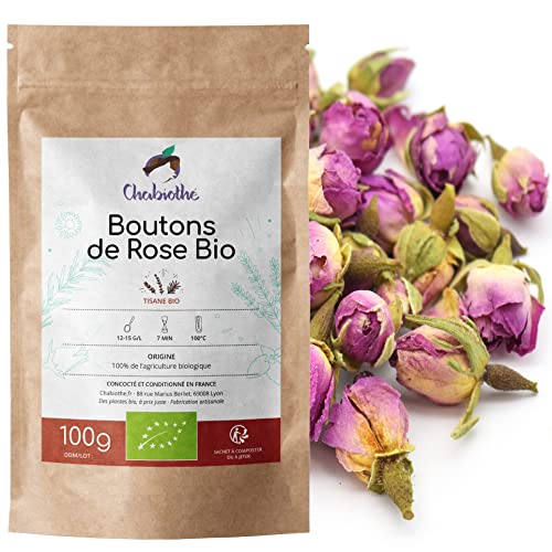 BIO Rosenknospen (ganz) 100g - Chabiothé - getrocknete Rosen von Chabiothé