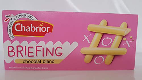 Chabrior Briefing chocolat blanc - 150g - Kekse Weißer Schokoladenüberzug von Chabrior