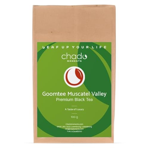 Goomtee Muscatel Valley Premium Darjeeling Black Tea - 100g Sachet von Chado Moments