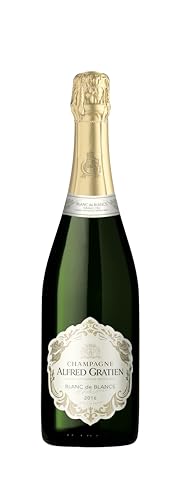 Champagne Alfred Gratien Grand Cru Blanc de Blancs 2016 (1 x 0,75 l), Preisgekrönter, qualitativ einzigartiger Jahrgangs-Champagner aus 100% erstklassigen Chardonnay Trauben von ALFRED GRATIEN