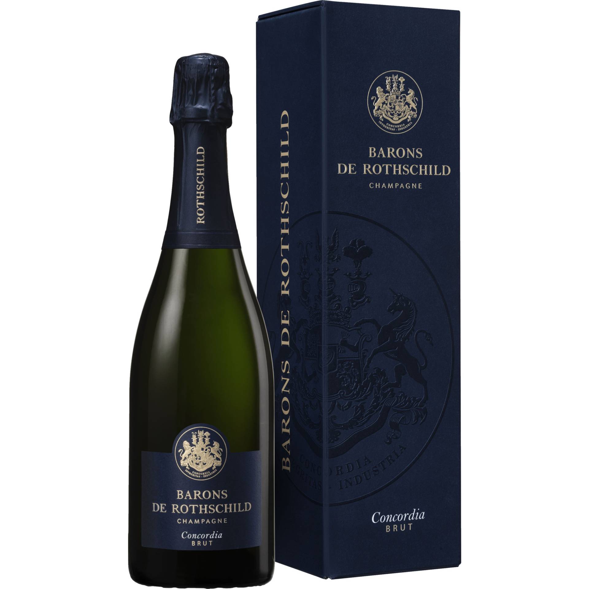 Champagne Barons de Rothschild Concordia, Brut, Champagne AC, Geschenketui, Champagne, Schaumwein von Champagne Barons de Rothschild, -51100 Reims