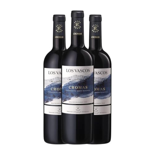 Barons de Rothschild Cromas Carmenère Valle Central Große Reserve 75 cl Rotwein (Karton mit 3 Flaschen von 75 cl) von Champagne Barons de Rothschild