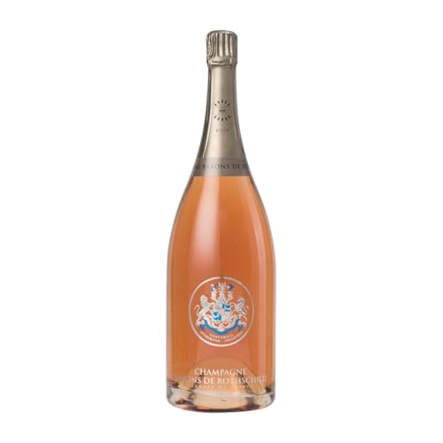 Barons de Rothschild Rosé Brut Champagne Magnum-Flasche 1,5 L Rosé Sekt von Champagne Barons de Rothschild