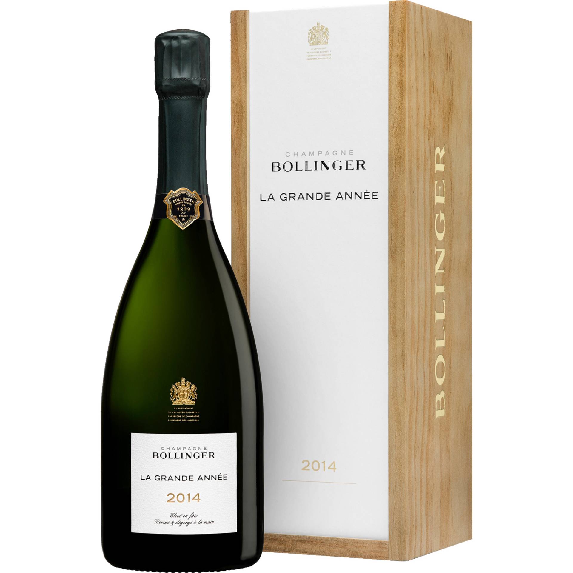 Champagne Bollinger La Grande Année, Brut, Champagne AC, 3L, Holzkiste, Champagne, 2014, Schaumwein von Champagne Bollinger, -51160 Ay-Champagne