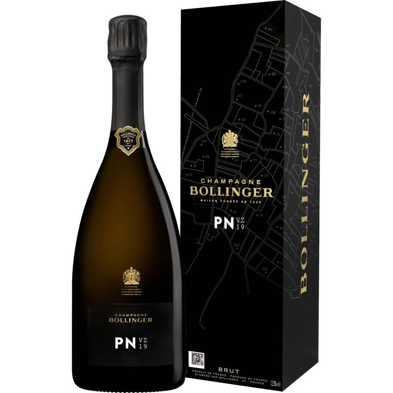 Champagne Bollinger PN VZ 19 Blanc de Noirs, Brut, Champagne AC, Geschenkverpackung, Champagne, Schaumwein von Champagne Bollinger, -51160 Ay-Champagne