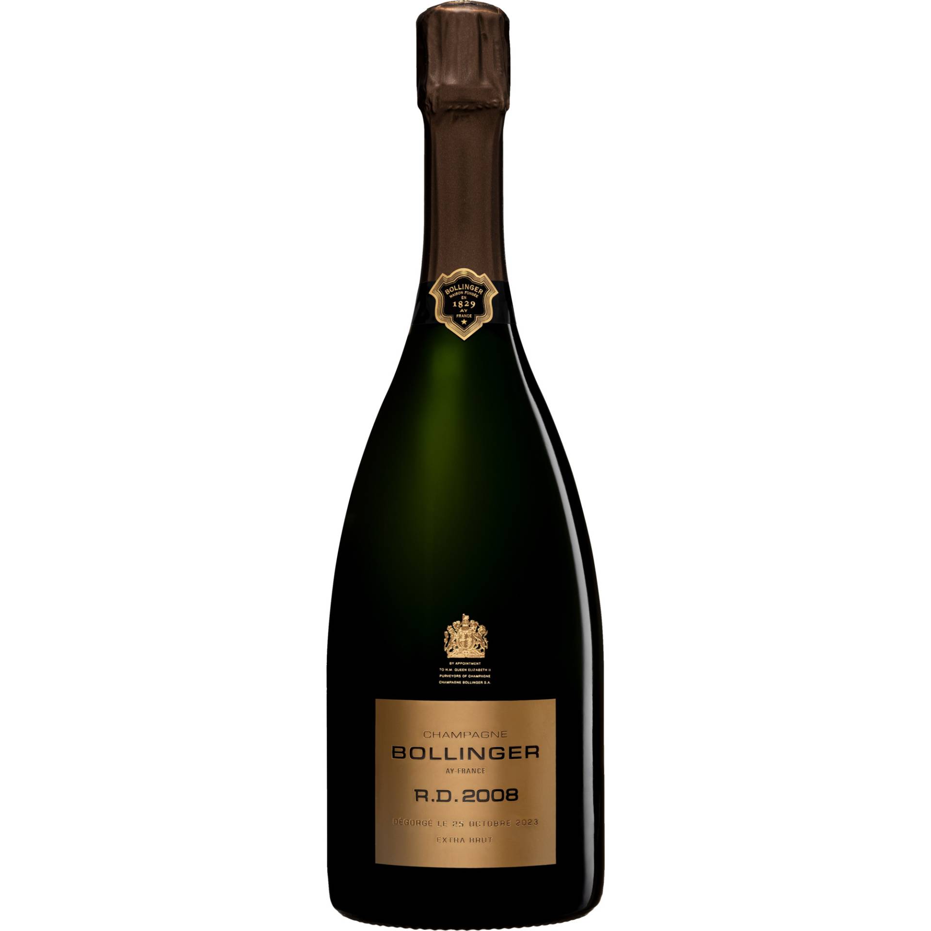 Champagne Bollinger R.D., Extra Brut, Champagne AC, Champagne, 2008, Schaumwein von Champagne Bollinger, -51160 Ay-Champagne