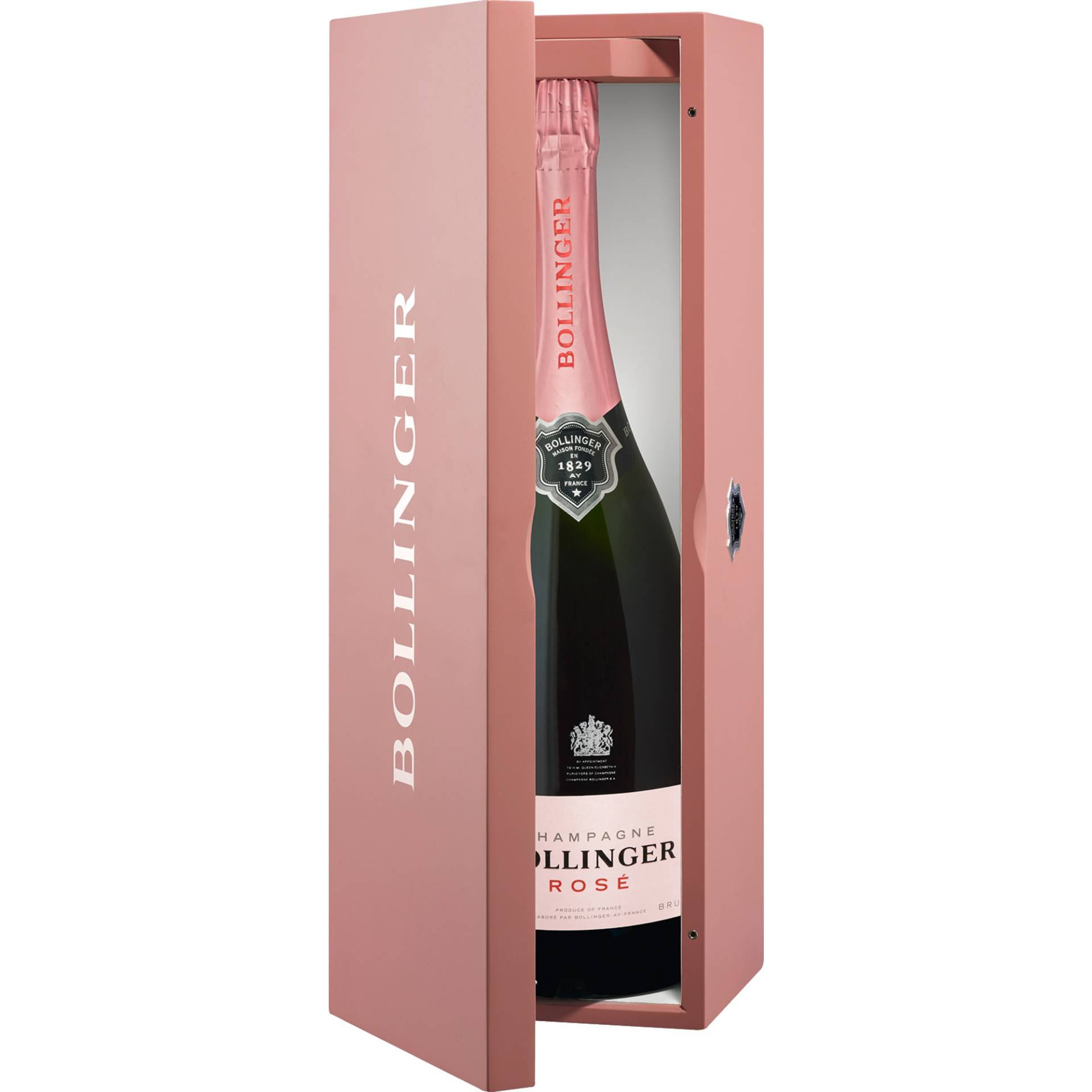 Champagne Bollinger Rosé, Brut, 3L, Holzkiste, Champagne, Schaumwein von Champagne Bollinger,51160,Ay-Champagne,Frankreich