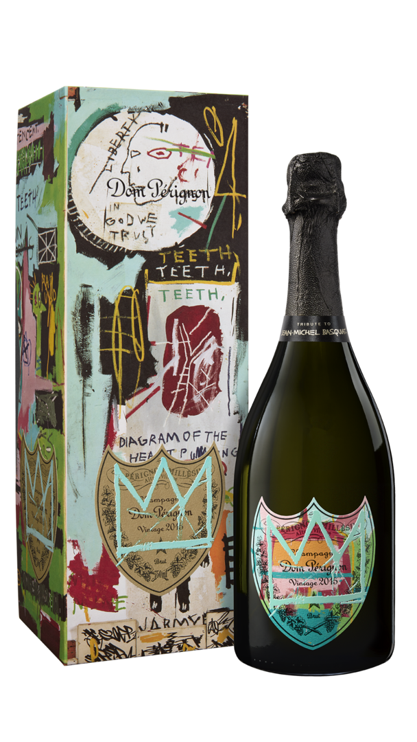 Dom Pérignon Vintage 2015 Jean-Michel Basquiat Special Edition blue von Champagne Dom Pérignon