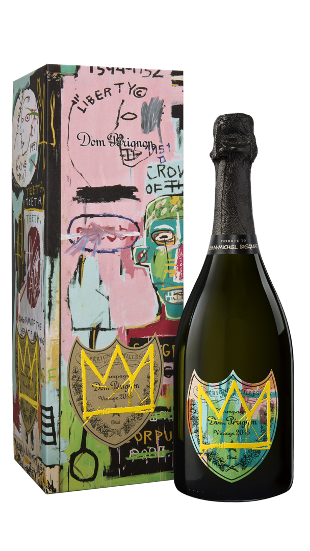 Dom Pérignon Vintage 2015 Jean-Michel Basquiat Special Edition yellow von Champagne Dom Pérignon