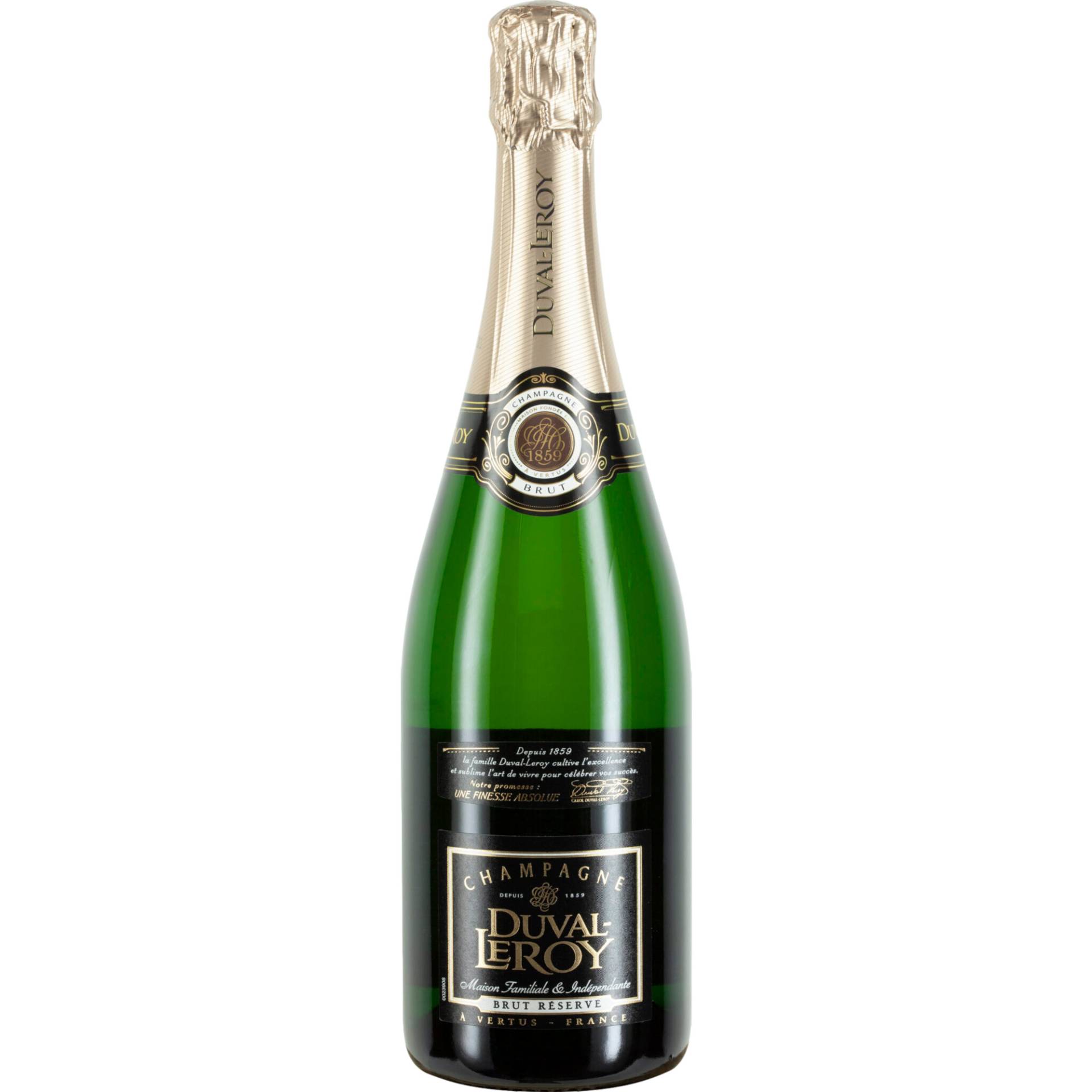 Champagne Duval-Leroy Réserve, Brut, Champagne AC, Champagne, Schaumwein von Champagne Duval-Leroy, 69 Avenue de Bammental, F - 51130 Vertus