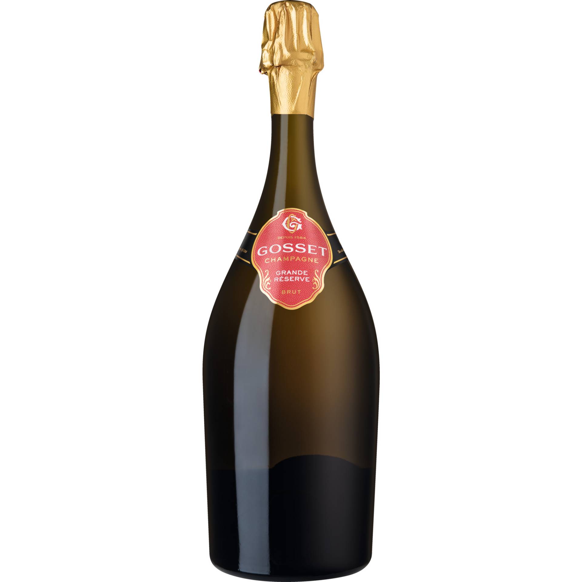 Champagne Gosset Grande Réserve, Brut, Champagne AC, Magnum, Champagne, Schaumwein von Champagne Gosset, Epernay, France