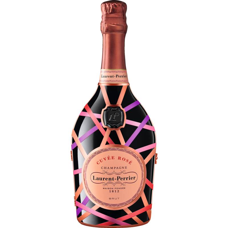 Champagne Laurent-Perrier Cuvée Rosé, Brut, Champagne AC, Robe Rubans Edition, Champagne, Schaumwein von Champagne Laurent-Perrier, Tours sur Marne - France