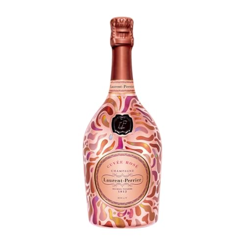 Laurent Perrier Cuvée Rosé Metal Jacket Pétalos Spätburgunder Champagne 75 cl Rosé Sekt von Champagne Laurent Perrier