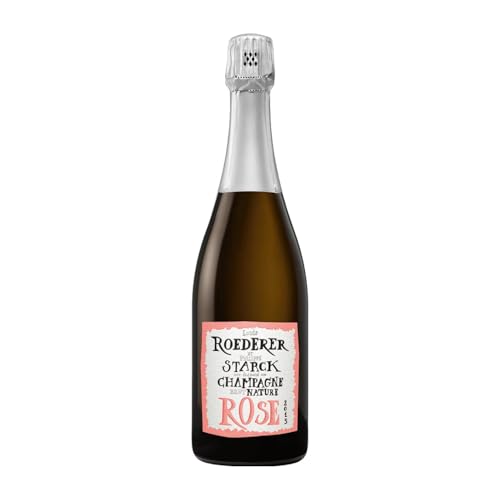 Louis Roederer Philippe Starck Rosé Champagne 75 cl Rosé Sekt von Champagne Louis Roederer