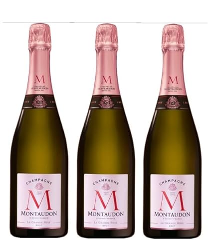 3x 0,75l - Montaudon - La Grande Rosé - brut - Champagne A.O.P. - Frankreich - Rosé-Schaumwein brut von Champagne Montaudon