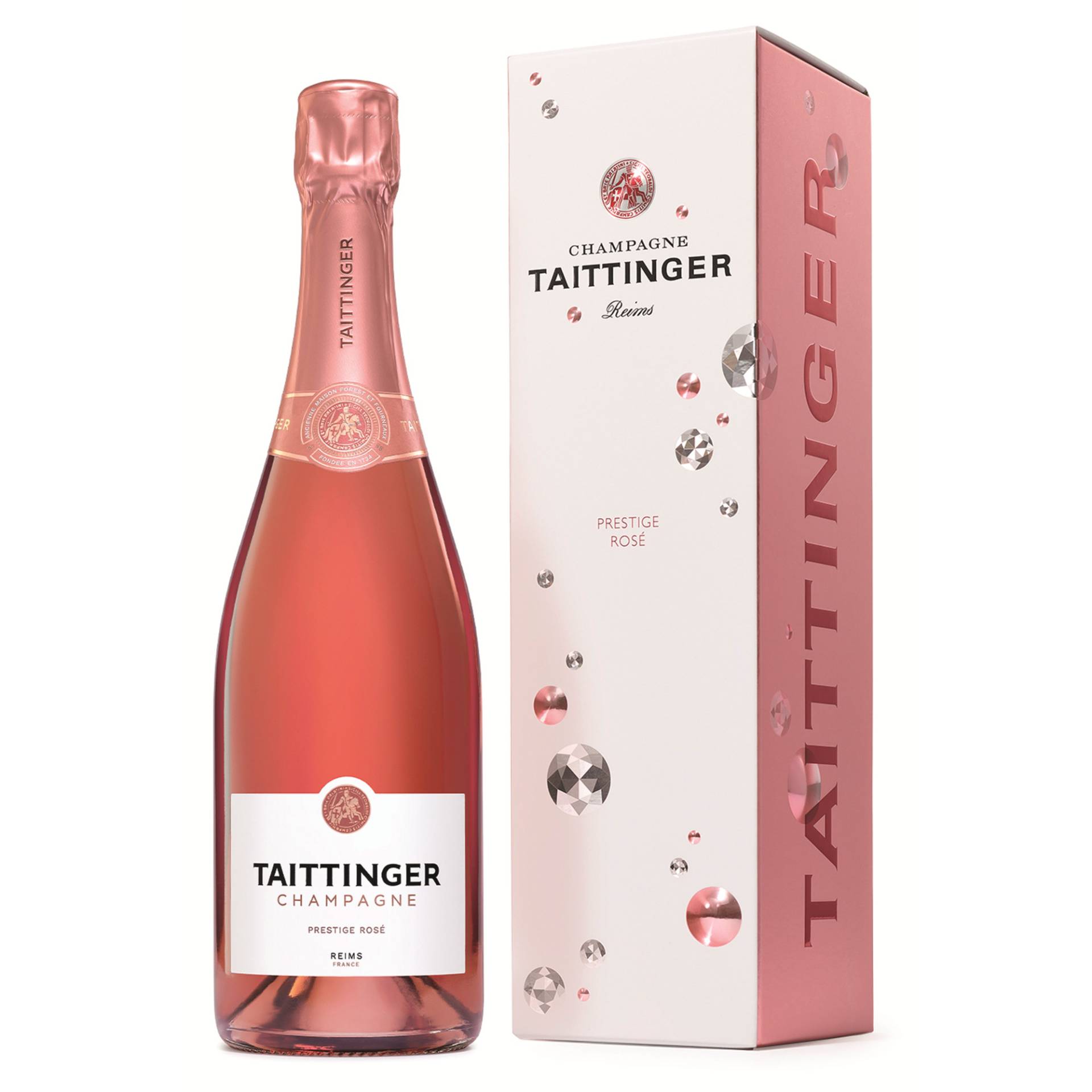 Champagne Taittinger Prestige Rosé, Brut, Champagne AC, Geschenkverpackung, Champagne, Schaumwein von Champagne Taittinger, 51100 Reims, France