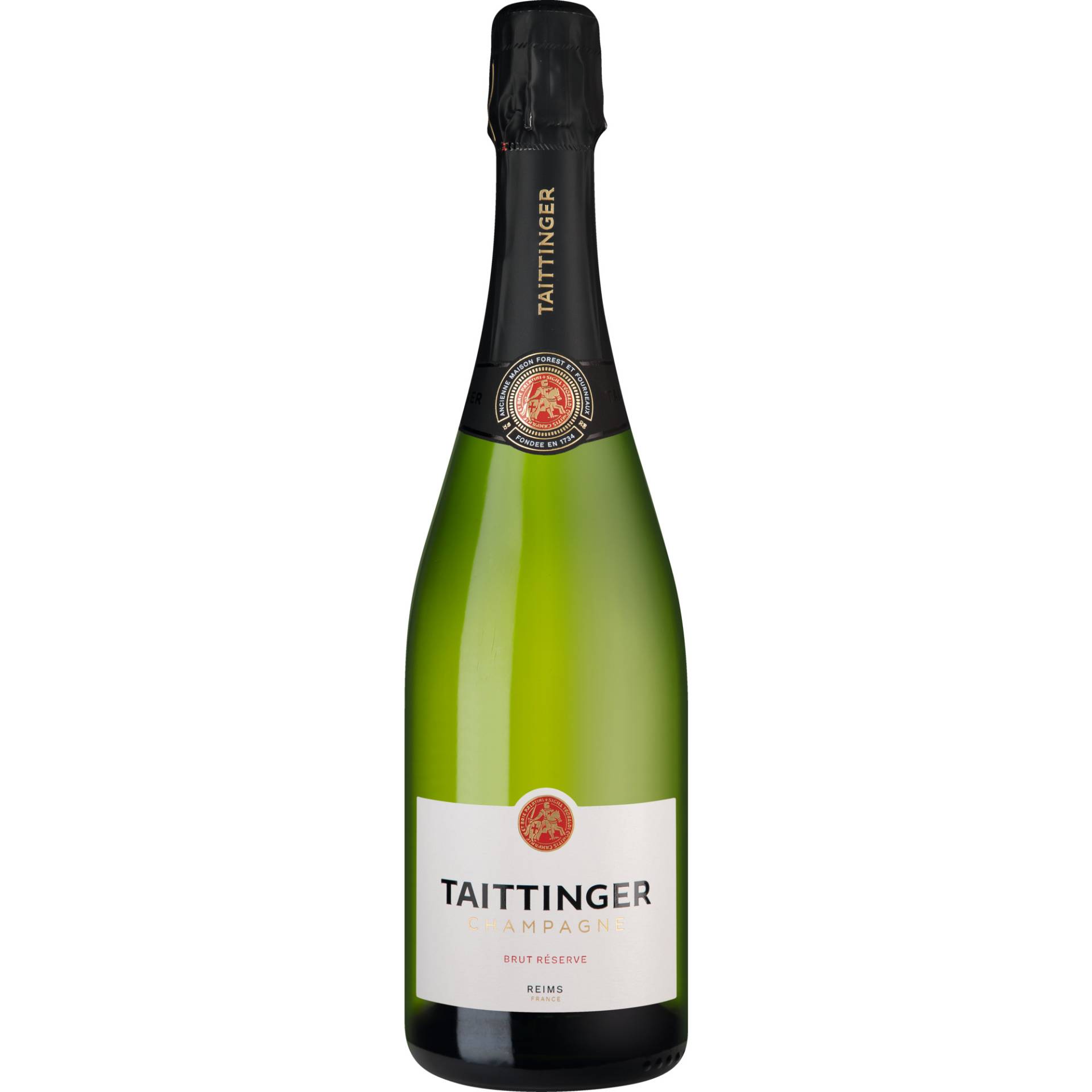 Champagne Taittinger Réserve, Brut, Champagne AC, Champagne, Schaumwein von Champagne Taittinger, 51100 Reims, France