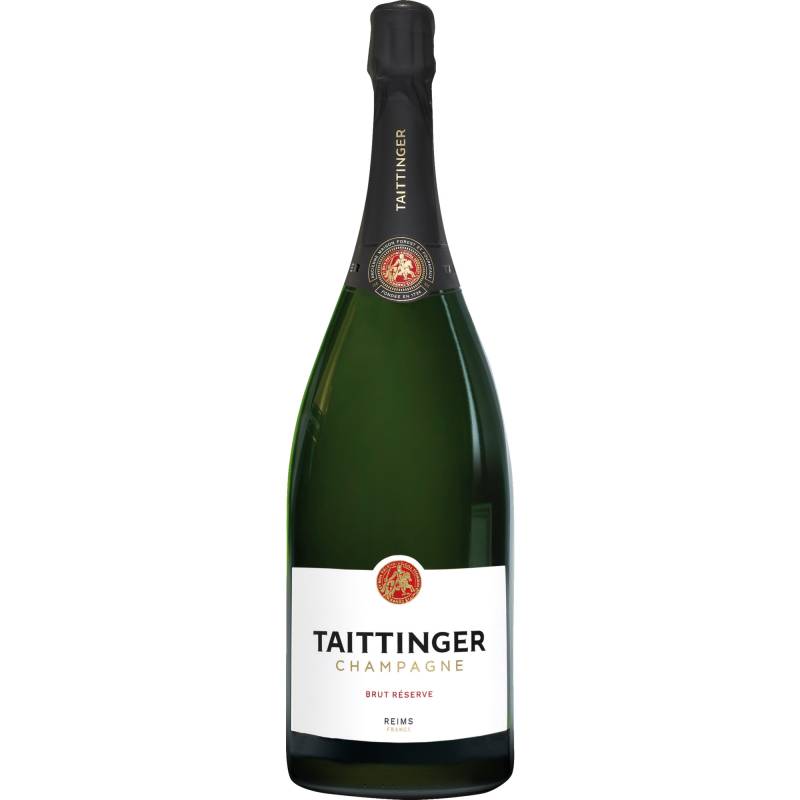 Champagne Taittinger Réserve, Brut, Champagne AC, Magnum, Champagne, Schaumwein von Champagne Taittinger, 51100 Reims, France