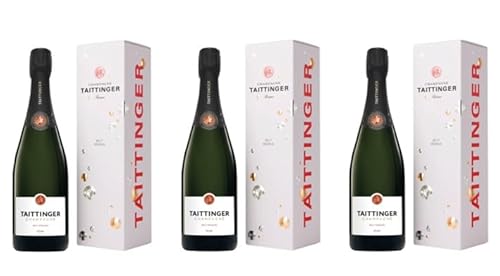 3x 0,75l - Taittinger - Brut Réserve - in GP - Champagne A.O.P. - Frankreich - Schaumwein brut von Champagne Taittinger