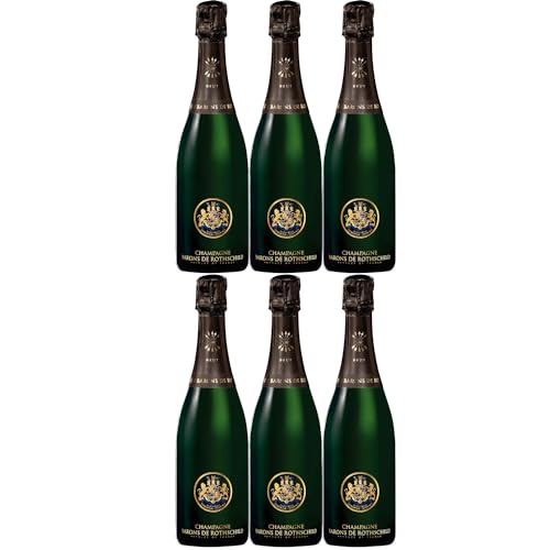 Champagner Rothschild Brut Halbe Flasche 0.375 L, 3470, 6er Pack (6 x 375 ml) von Champagner Rothschild