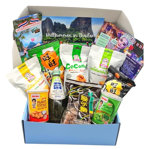 [ Chamsbox ] Thailandbox I Snackbox Thailand I Asia Snackbox I Thailand Geschenk Box I Asia Süßigkeiten Box I Snack Box I Kreative Geschenkidee… von Chamsbox