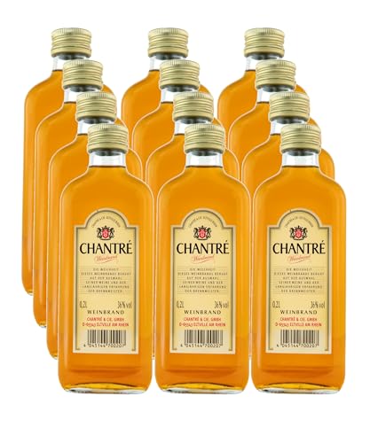 Chantré Weinbrand mit 36% vol. Alkohol (12 x 0,2l) von Chantré