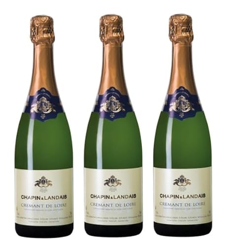 3x 0,75l - Chapin & Landais - Crémant de Loire A.O.P. - Frankreich - Schaumwein brut von Chapin & Landais