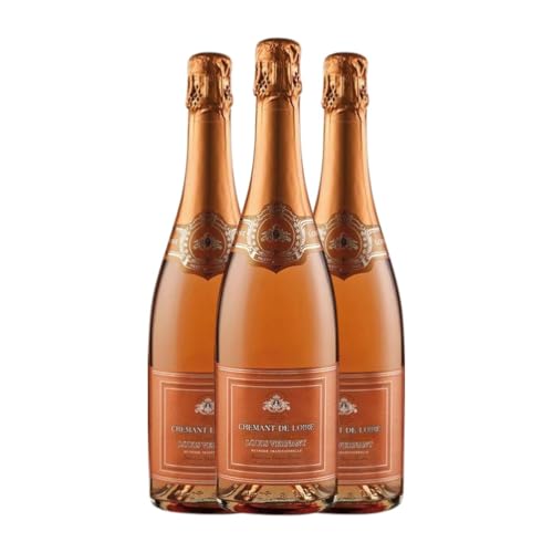 Chapin & Landais Louis Vernant Rosé Cabernet Franc Brut Crémant de Loire 75 cl Rosé Sekt (Karton mit 3 Flaschen von 75 cl) von Chapin & Landais