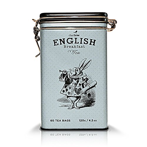 Charbrew Mad Hatter Tea Tin Limited Edition - 60 Englisch Frühstück Teebeutel von Charbrew