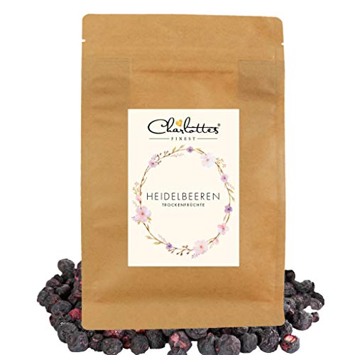 Charlottes Finest Heidelbeeren ganz - Blaubeeren gefriergetrocknet 50g von Charlottes Finest