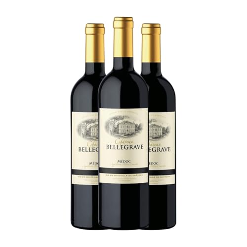 Château Bellegrave Médoc 75 cl Weißwein (Karton mit 3 Flaschen von 75 cl) von Château Bellegrave