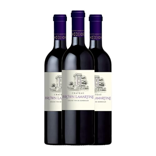 Château Cantenac-Brown Lamartine Bordeaux Supérieur 75 cl Rotwein (Karton mit 3 Flaschen von 75 cl) von Château Cantenac-Brown