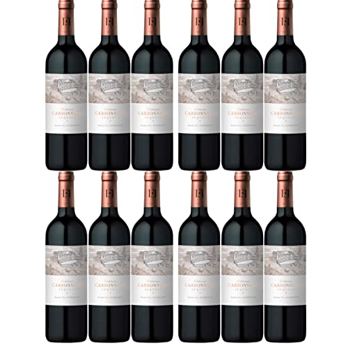 Château Carbonneau Sequoia Sainte Foy Côtes de Bordeaux AOC Rotwein Wein trocken Frankreich I Versanel Paket (12 x 0,75l) von Château Carbonneau