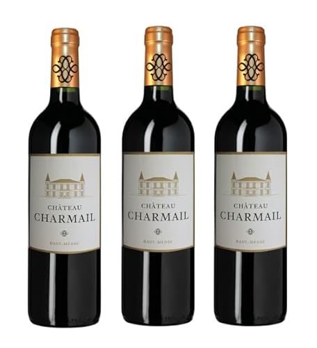 3x 0,75l - 2013er - Château Charmail - Cru Bourgeois - Haut-Médoc A.O.P. - Bordeaux - Frankreich - Rotwein trocken von Château Charmail