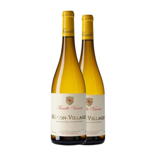 Château Fuissé Famille Vincent Chardonnay Mâcon-Villages 75 cl Weißwein (Karton mit 2 Flaschen von 75 cl) von Château Fuissé