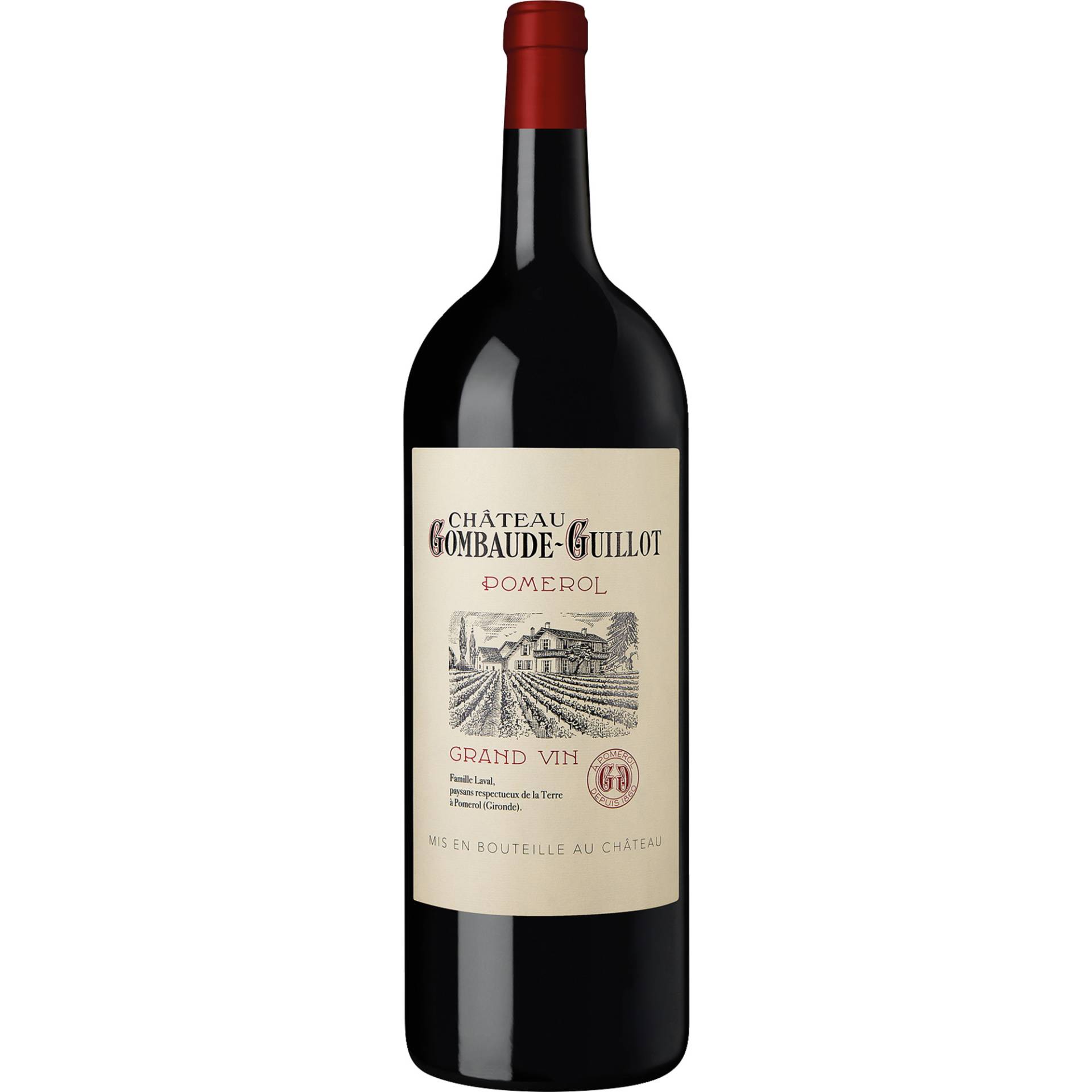 Château Gombaude-Guillot, Pomerol AOP, Magnum, Bordeaux, 2011, Rotwein von Château Gombaude-Guillot, F-33500 Pomerol