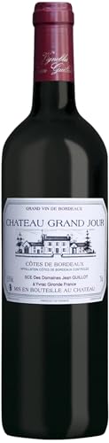 Château Grand Jour Côtes de Bordeaux Mis en bouteille au Château, Rotwein aus Frankreich trocken (1 x 0.75 l) von Château Grand Jour