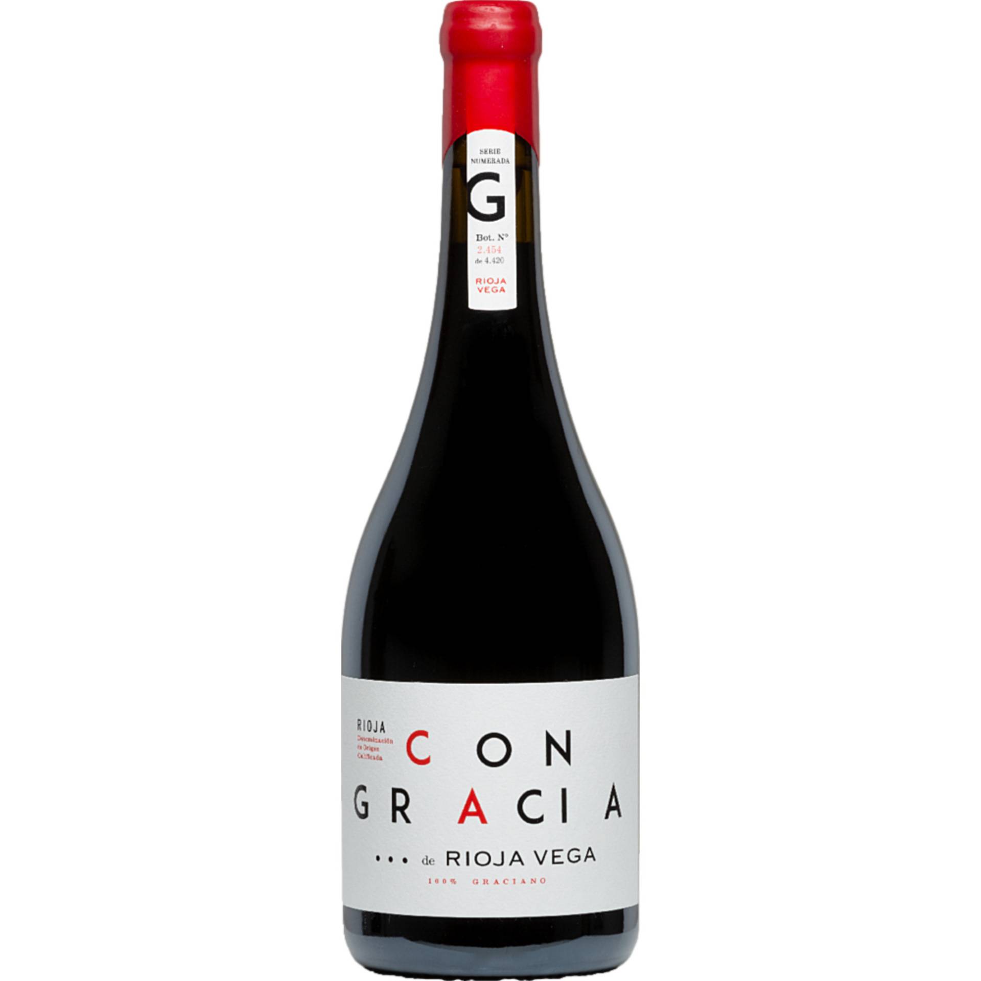 Con Gracia Graciano de Rioja Vega, Rioja DOCa, Rioja, 2018, Rotwein von Château Haut Cazevert -  33540 Blasimon, Frankreich