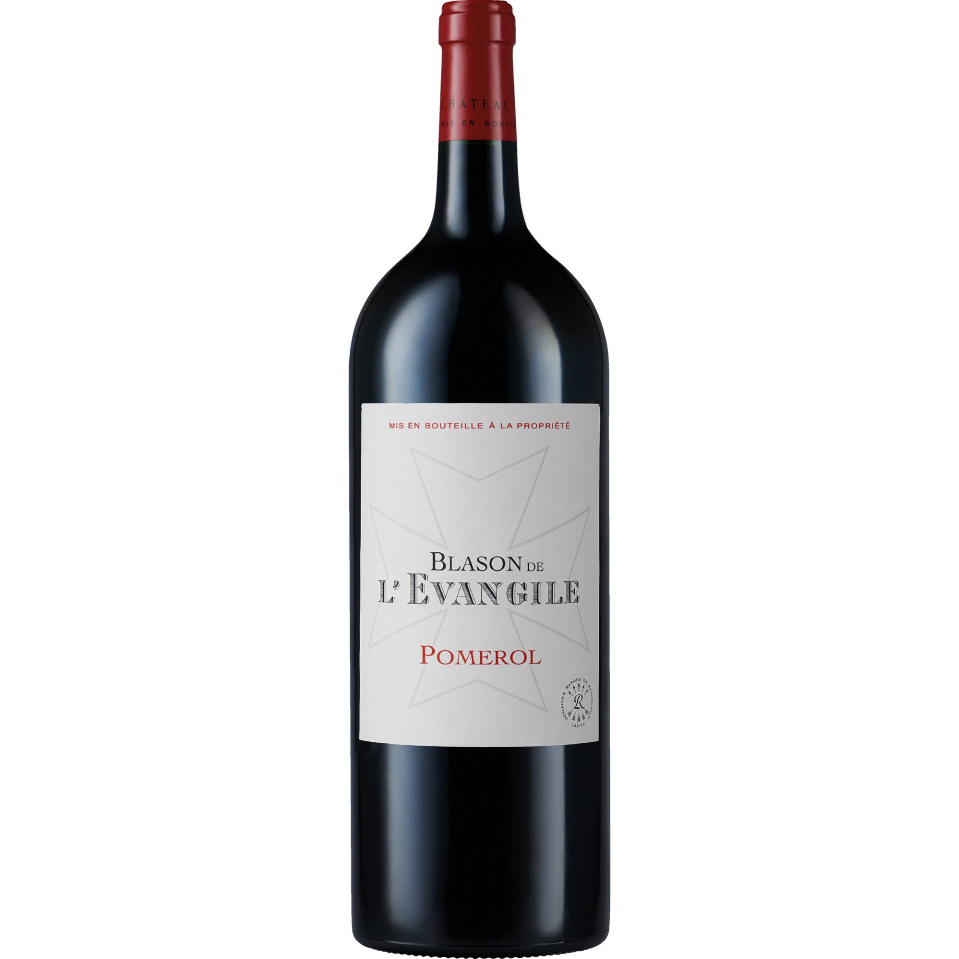 Blason de L'Evangile, Pomerol AOP, Magnum, Bordeaux, 2014, Rotwein von Château L'Evangile, F-33500 Pomerol