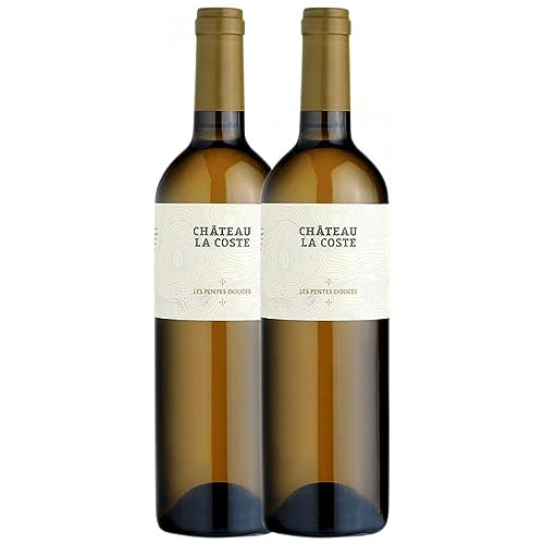 Château La Coste Les Pentes Douces Blanc Côtes de Provence Alterung 75 cl (Schachtel mit 2 Flaschen von 75 cl) von Château La Coste