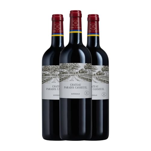 Château Lafite-Rothschild Château Paradis Casseuil Bordeaux 75 cl Rotwein (Karton mit 3 Flaschen von 75 cl) von Château Lafite-Rothschild