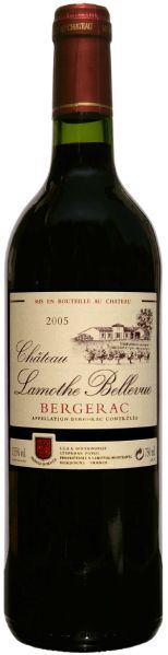 Chateau Lamothe-Bellevue Bellevue Bergerac AOC Jg. 2018 8 Monate Barrique-Ausbau Chateauabfüllung Cuvee aus 60 Proz. Merlot, 20 Proz. Cabernet Sauvignon 20 Proz. Cabernet Franc