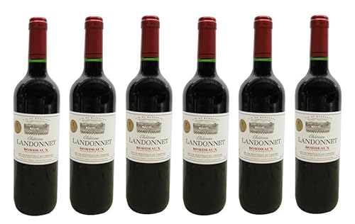 6x 0,75l - 2022er - Château Landonnet - Bordeaux A.O.P. - Frankreich - Rotwein trocken von Château Landonnet