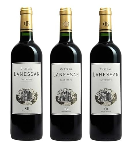 3x 0,75l - 2018er - Château Lanessan - Haut-Médoc A.O.P. - Bordeaux - Frankreich - Rotwein trocken von Château Lanessan