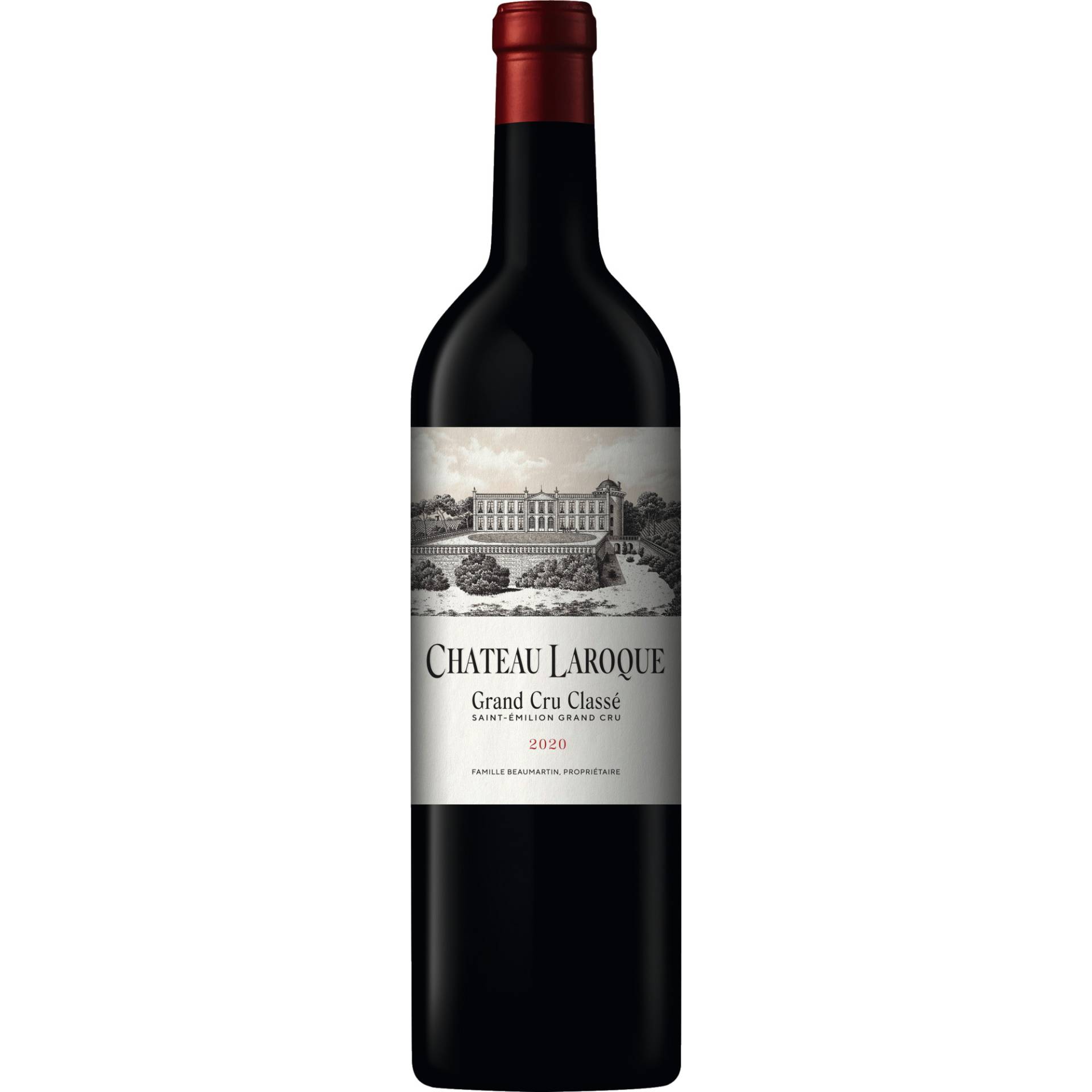 Château Laroque, Saint-Emilion AOP Grand Cru Classé, Bordeaux, 2020, Rotwein von Château Laroque, 33410 Laroque, France