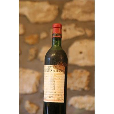 Rotwein, Chateau Marquis de Terme 1970 von Domaine du Pech