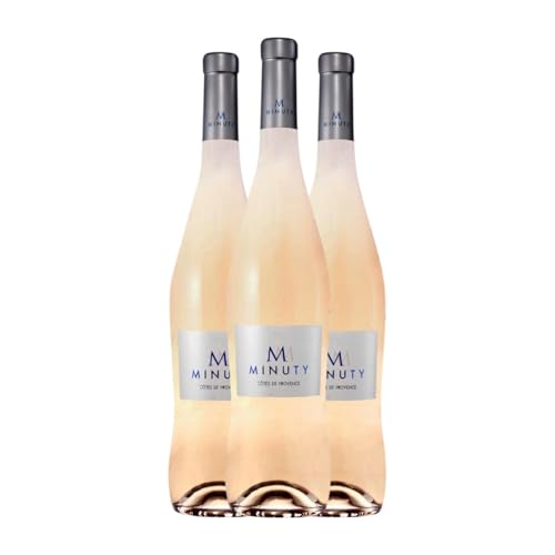 Château Minuty M Côtes de Provence Jung 75 cl Rosé-Wein (Karton mit 3 Flaschen von 75 cl) von Château Minuty